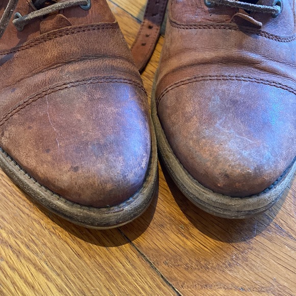 Allsaints cognac brown boots size 36 - Picture 3 of 5